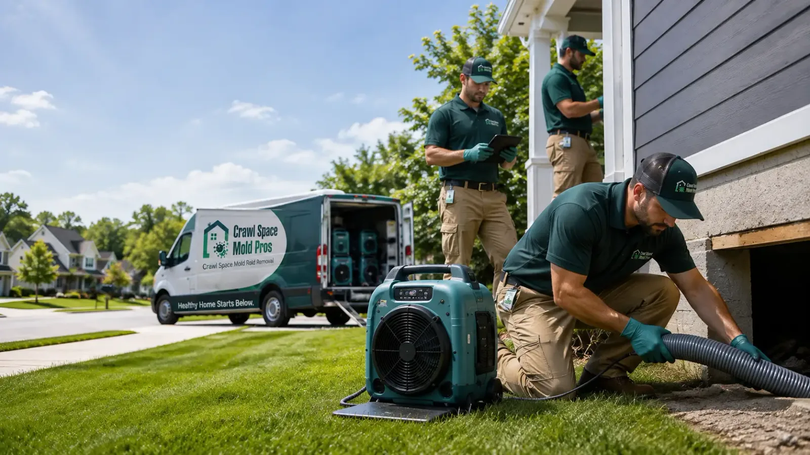 Crawl Space Mold Removal in La Plata, MD